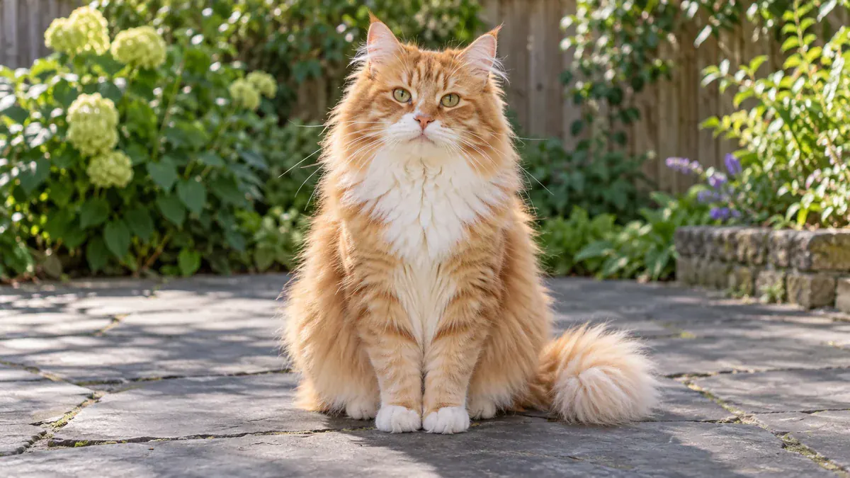 Pet photo with its original background.